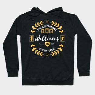 Williams Cousin Crew Family Reunion Summer Vacation Hoodie